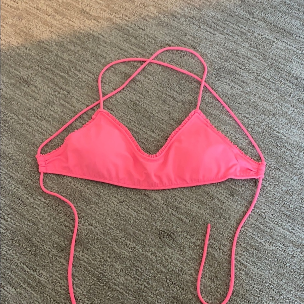 Neon Pink bikini top